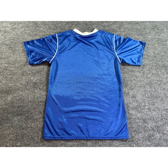 Vintage Nike Jersey Kids XL Blue Short Sleeve Soccer Shirt Nike Team RN 56323 - Picture 2 of 11
